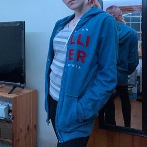 Hollister zip up hoodie